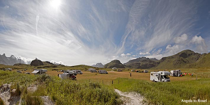 Selfjorden, Nähe Fredvang, Insel Moskenesøya, Flakstad,  Lofoten, Nordland, Norwegen