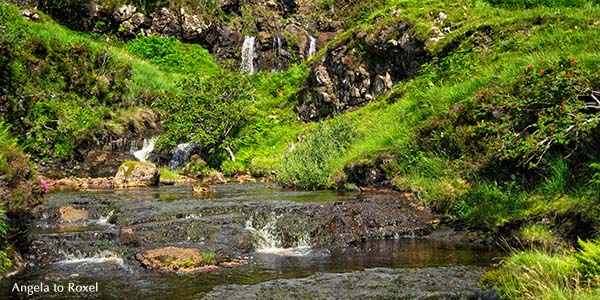 Landschaftsbilder kaufen: Fairy Pools, Wo Feen baden ... Wasserfälle im Glen Brittle auf der Isle auf Skye, Inneren Hebriden, Schottland | A. to Roxel